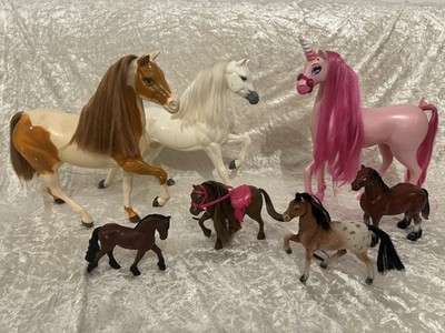 Barbie-Pferde-Spielzeuge verschiedene Konvolut