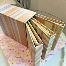 THREE  6x6 Scrapbook Set of 3 Photo Album Hardcover