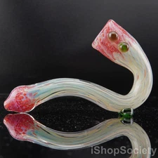 6" High Flow Sherlock Tobacco Smoking Pipe Thick Collectible Glass Pipes - P790A