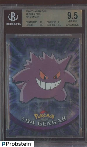 2000 Pokemon TV Animation Series 2 Foil #94 Gengar BGS 9.5 GEM MINT