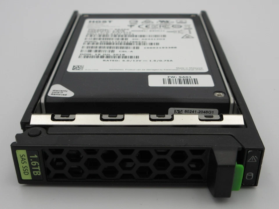 Fujitsu 1.6TB 2.5" SAS 12G MU Hot-Plug Solid State Drive SSD S26361-F5666-L160 - Image 2 of 4
