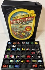 Vintage Micro Minis Collectors Case w/34 Micro Machines  2 Road Champs Vehicles