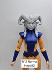 3d Printed DEMON ELARIA HEAD#2.  1:12 6" Classified Legends SCALE