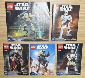 LEGO Star Wars Buildable Figure Lot 75112 General Grievous 75533 Boba Fett +more