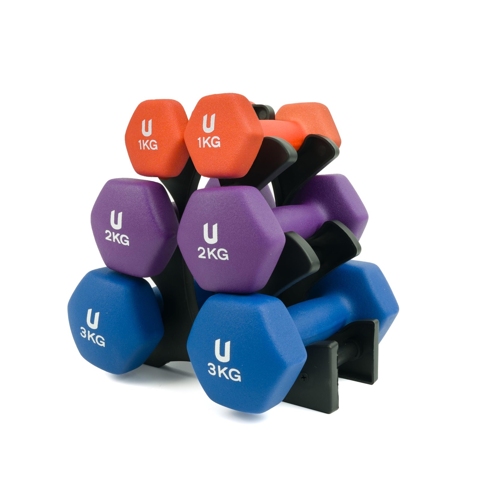 Coppia di manubri esagonali da 1-10 kg