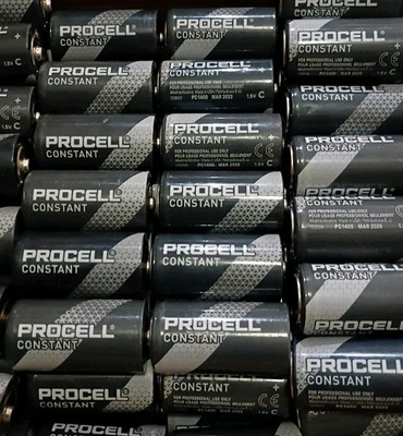 12 Duracell Procell C Constant Alkaline Batteries (one 12 pack) exp 2033+