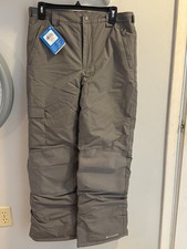 Columbia Bugaboo II Insulated Omni-Heat Ski Snowboard Snow Pants Youth XL Gray