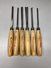 Vintage Robert Sorby  Set Of Six (6) Pieces  Wood Turning Tools Chisel Set
