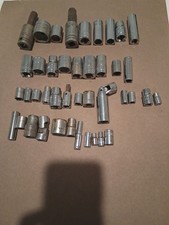 Mixed Socket Lot Vintage Modern Shallow Deep Drive Mechanic Tool Replacements Mixed Socket Lot Vintage Modern Shallow Deep Drive Mechanic Tool Replacements