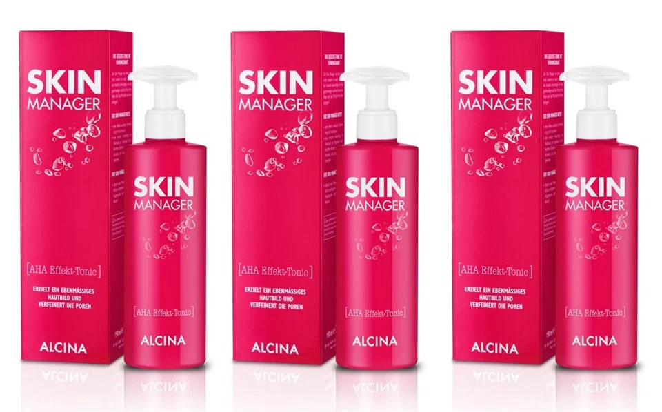 DR. KURT WOLFF GMBH & CO. KG 3x Alcina Skin Manager pflegende Kosmetik 190 ml