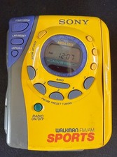 Sony Walkman WM-FS495 TV/AM/FM Radio -Cassette Sports Player - Only Radio Works 