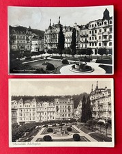 2 x AK MARIENBAD in Böhmen um 1930 Schillerp...