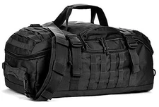 3 In 1 Military Backpack Travel Duffle Bag for Weekender Gym Small (30L) Black
