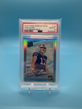 2018 Donruss Optic - Rated Rookie Josh Allen #154 Holo Prizm Autographs /99 rc 
