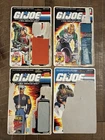 Lot Of 4 GI Joe 1987 - 1990 Full Cardbacks Uncut File Cards