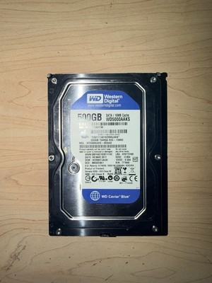 Western Digital Blue (7200RPM, 3.5'', SATA III, 32MB Cache) 500GB Internal...