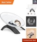 7.1-Inch Silent Hamster Flying Saucer - Safe Exercise Wheel for Small Pets