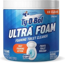 Ultra Foam Toilet Bowl Cleaner - Provides Up to 8 Cleans - Citrus Scent - Fig...