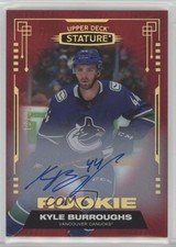 2021-22 Upper Deck Stature Rookies Red Auto 13/35 Kyle Burroughs #196 Auto h9a