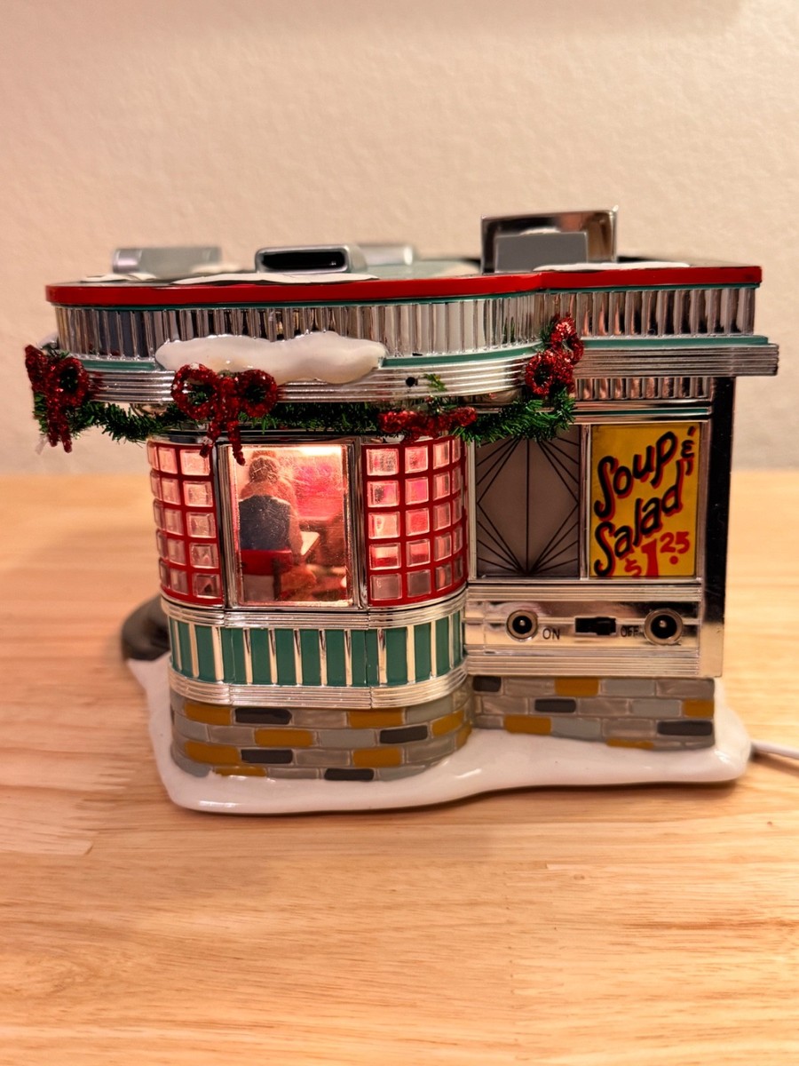 Department 56 Snow Village Shelly's Diner Retiring 55008 Retired
