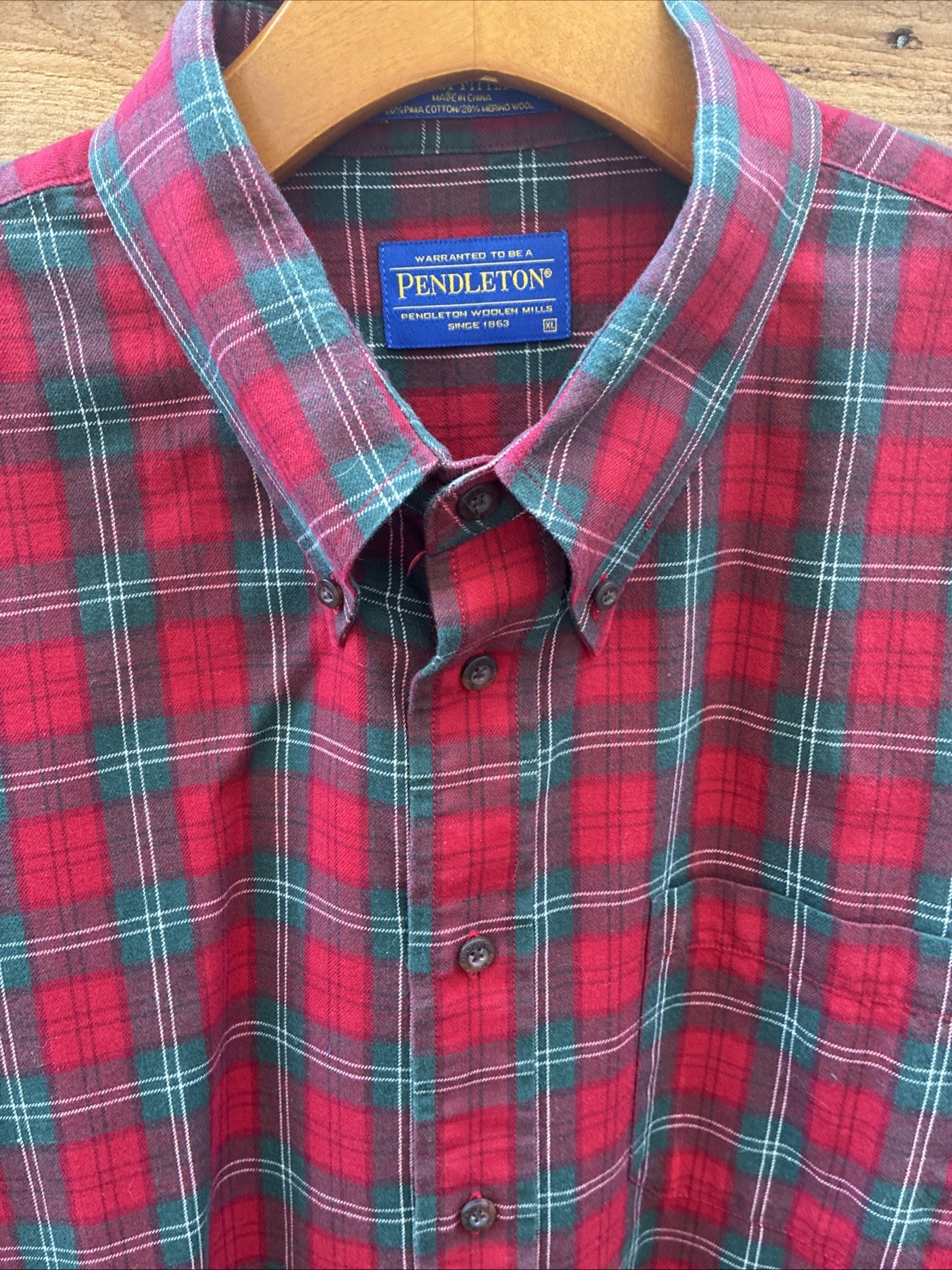 Pendleton Canteburry Cloth Fitted Button Shirt Co… - image 9