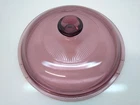 New ListingVintage 15 PYREX Vision Corning Cookware Cranberry V1.5C  Replacement Lid USA