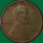 1909-VDB Lincoln Wheat Cent Extremely Fine XF Coin #33725