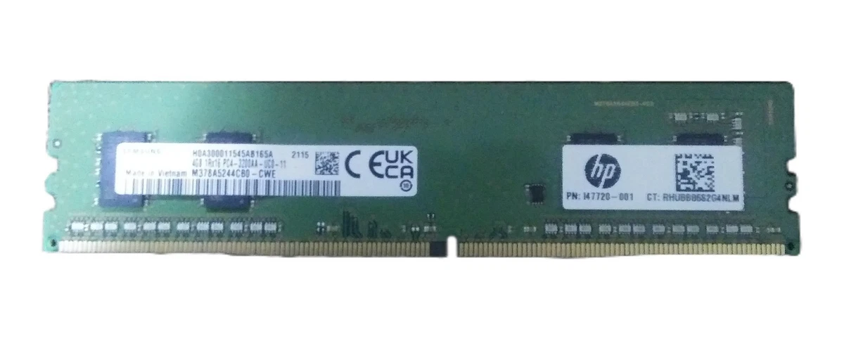 Samsung DDR4 SDRAM 4 GB Capacity per Module Memory (RAM) for sale