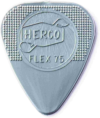 Jim Dunlop Herco Flex 75 Pick Heavy - 100 Pack, Silver