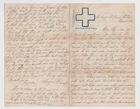 CIVIL WAR LETTER - 77th NY Infantry - "Coppered" Rebel Goose at Gettysburg !
