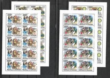 Burundi postfrisch MNH Lot 8  Satz in Bögen
