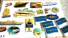 20 verschiede Pins von Schiffen-u.a AIDA,MS Austria,Cat Nr.1,Köln-Düsseldorfer-