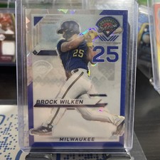 2025 Panini Prospect Edition - Brock Wilken #30 Blue Ice Prizm /299 (RC)