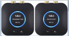 1Mii 2.4GHz Wireless Audio Transmitter Receiver Set for TV, 262Ft/80M Long Range