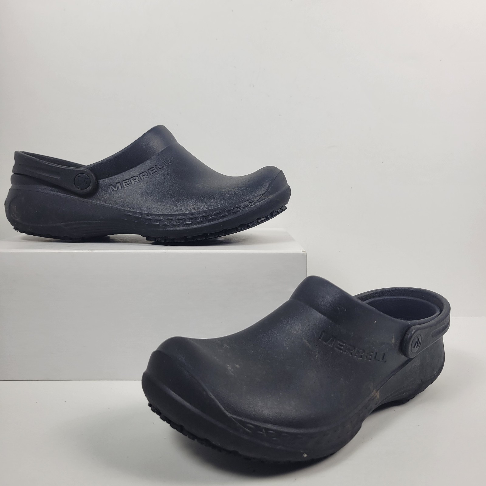 Merrell Work Encore Service Pro Uomo Taglia 8 Nero Antiolio e Antiscivolo