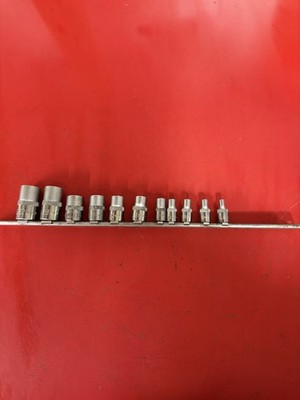 Cornwell - E4 -E20 11PC Combination Drive TORX Shallow Socket Set 11pc