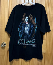Vintage 1999 Sting WCW World Championship Wrestling XL Shirt