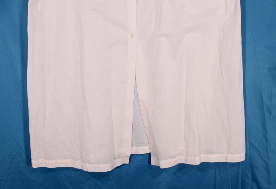 CAMISÓN/VESTIDO DE COLECCIÓN GILEAD Rosa Césped Botón Encaje Borde CASA RURAL Cottagecore M Foto 4 de 4