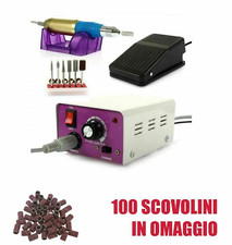 Fresa Ricostruzione Unghie Professionale 25000 Giri Nail Art Manicure e Pedicure