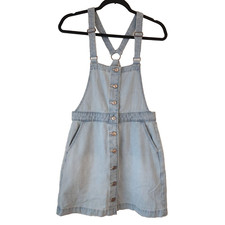 American Eagle Jean Denim Jumper Overalls Summer Dress Women's S