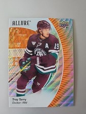 2023-24 Allure Hockey Orange Slice Troy Terry #35 Anaheim Ducks Combined...