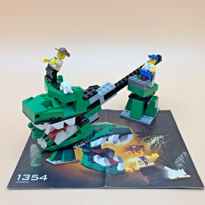 Lego  1354 Studios Dino Head Attack, Vollständig mit Bauanleitung