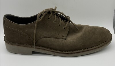john varvatos star usa suede‎ derby shoes for men John Varvatos Star USA NYC Clay Brown Suede Back Zip Leather  main image 4