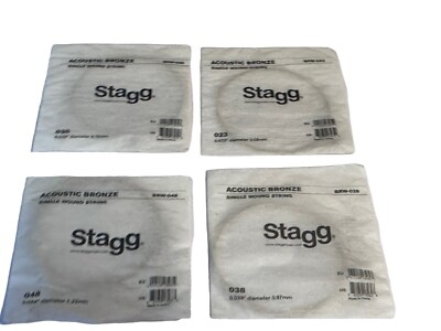 STAGG Single String Bronze Wound for Acoustic Guitar BRW-030/023/038/048