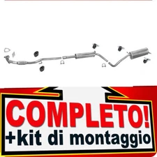 Complete exhaust for VW POLO (9N) 1.2 2001-2005 muffler + hose