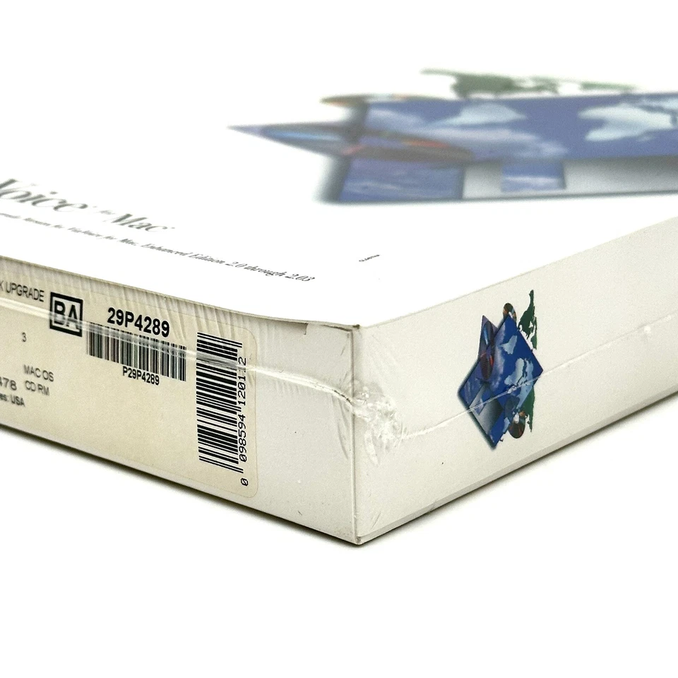 NEW SEALED IBM ViaVoice Mac OS X 10.1 Edition Upgrade G3 G4 Macintosh Vintage - Image 4 of 4