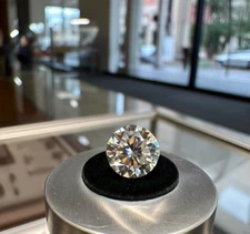 Luxury Round Cut 4 Ct Loose CVD Diamond VVS1 Clarity Certified Lab Grown D Color