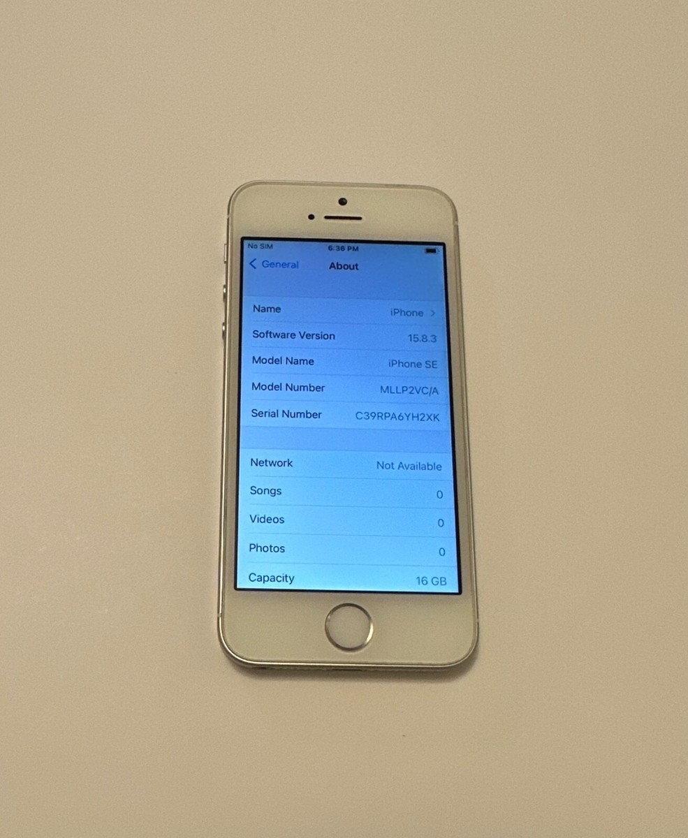 Apple iPhone SE - 32 GB - Silver (AT&T) for sale online | eBay