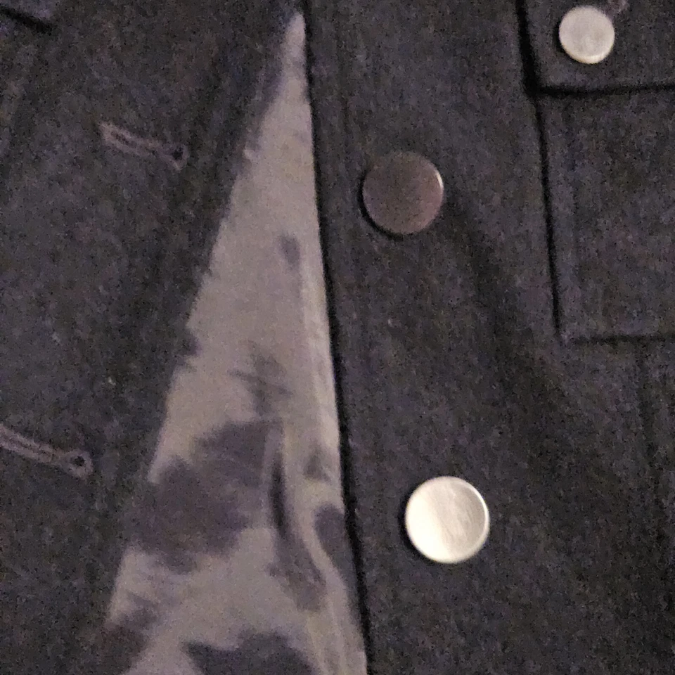 Talbots Womens Blazer Black Jacket Stretch Fabric Made in Italy Wool Sz 6 - Image 2 of 4