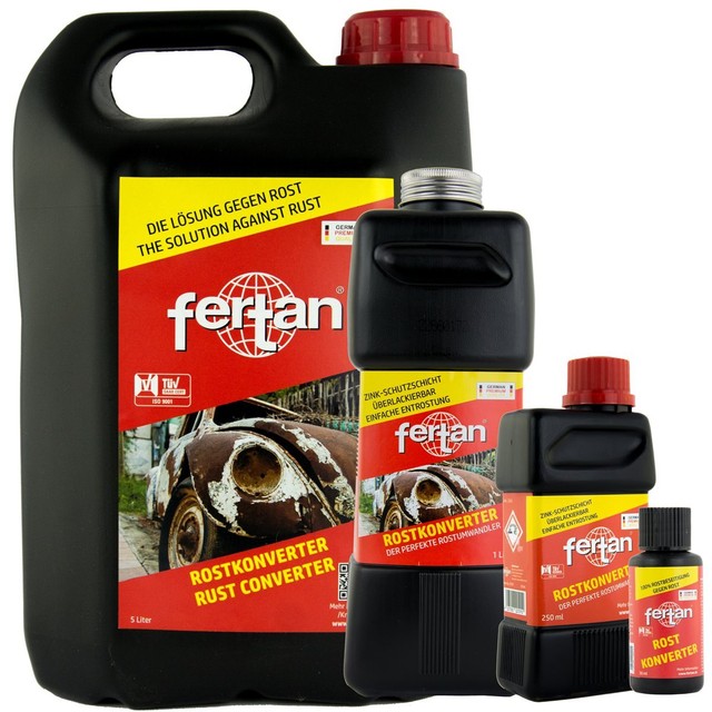 Convertidor de óxido Fertan convertidor de óxido protección contra la oxidación disolvente de óxido 30 250 ml 1 litro seleccionable